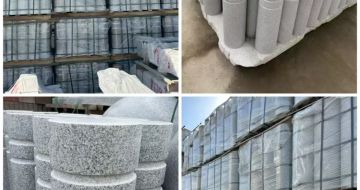 永州 芝麻白花岗岩挡车柱、隔离柱多少钱