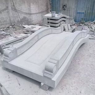 永州 芝麻灰花岗岩园林景观 小石桥