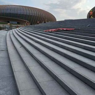 永州 弧形整石台阶铺装效果图