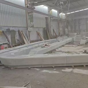 永州 花岗岩整石坐凳拼装