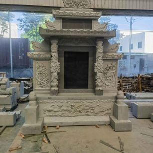 永州 芝麻灰高档墓碑、土墓，一套也支持定做