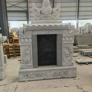 永州 芝麻灰高档墓碑、土墓，一套也支持定做