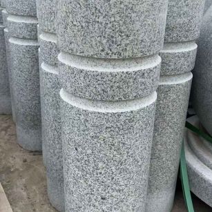 永州 芝麻白花岗岩挡车柱、隔离柱多少钱