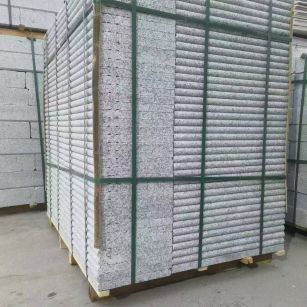 永州 芙蓉白3公分厚磨圆边、拉槽，楼梯踏步