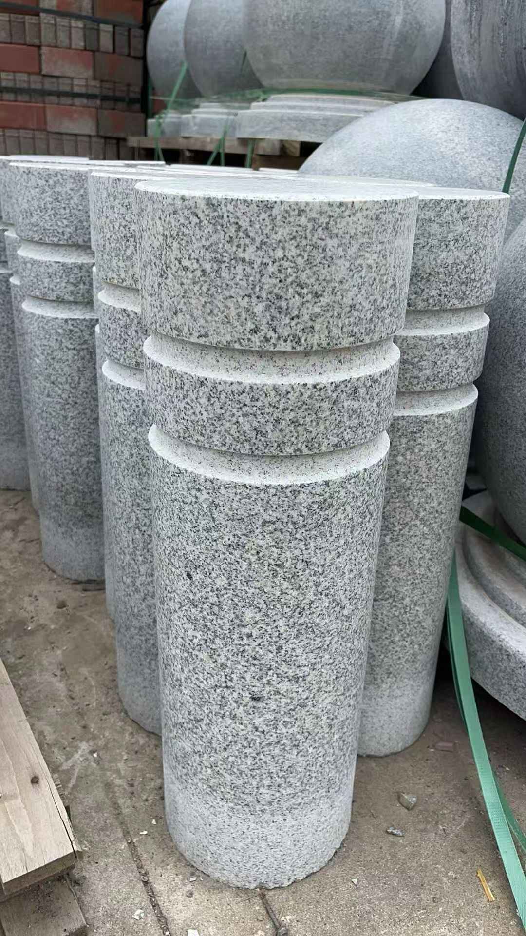 永州 芝麻白花岗岩挡车柱、隔离柱多少钱