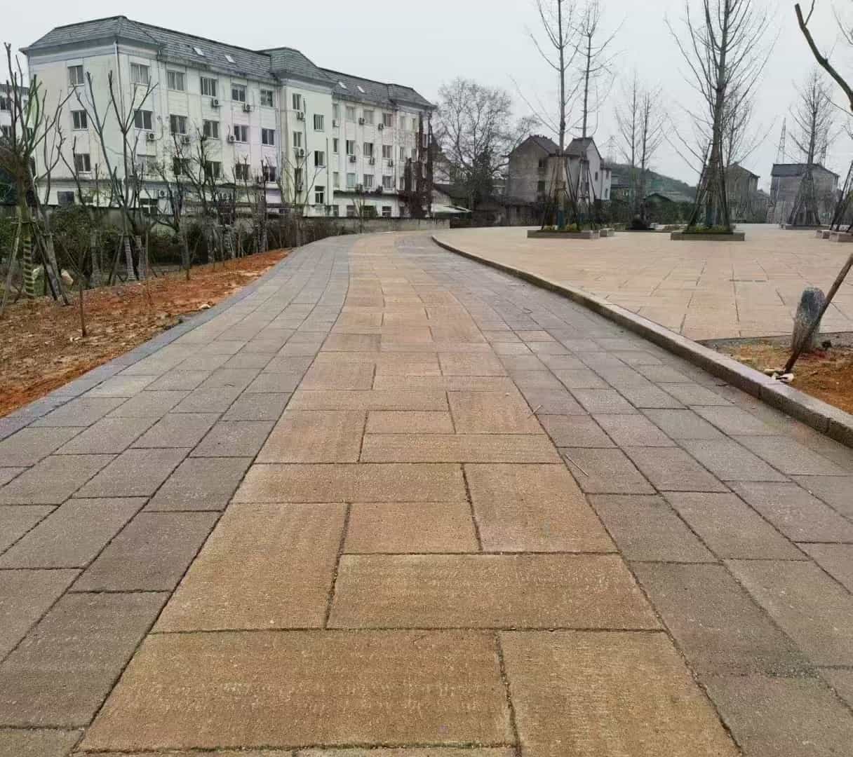 永州仿古石铺装效果
