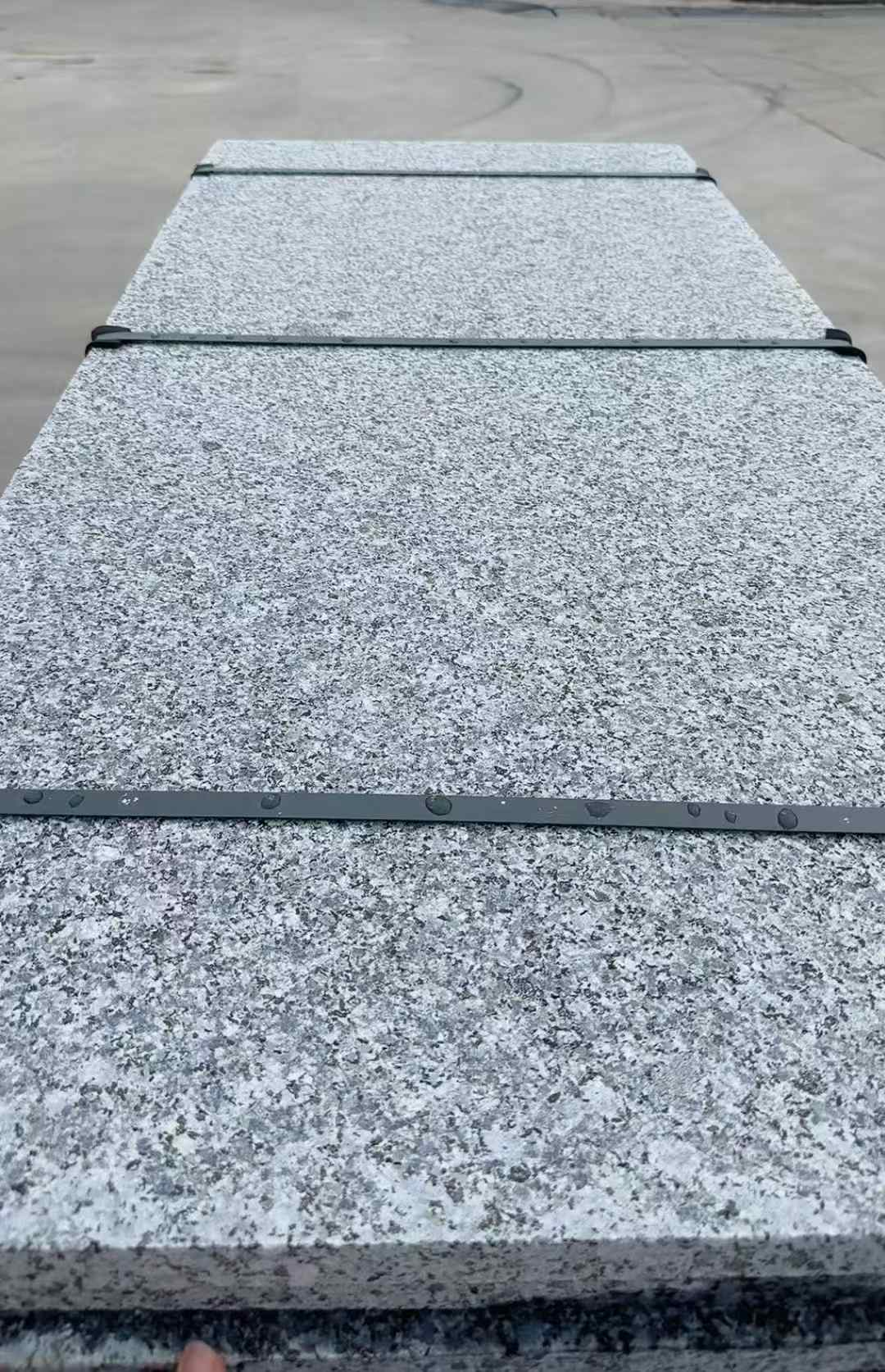 永州 芝麻黑火烧面毛板，条板，半成品