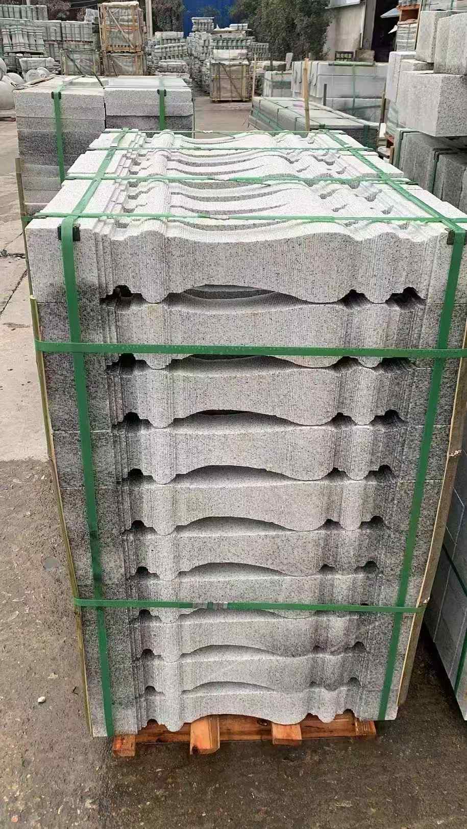 永州 芝麻白方形拉丝面，栏杆花瓶柱