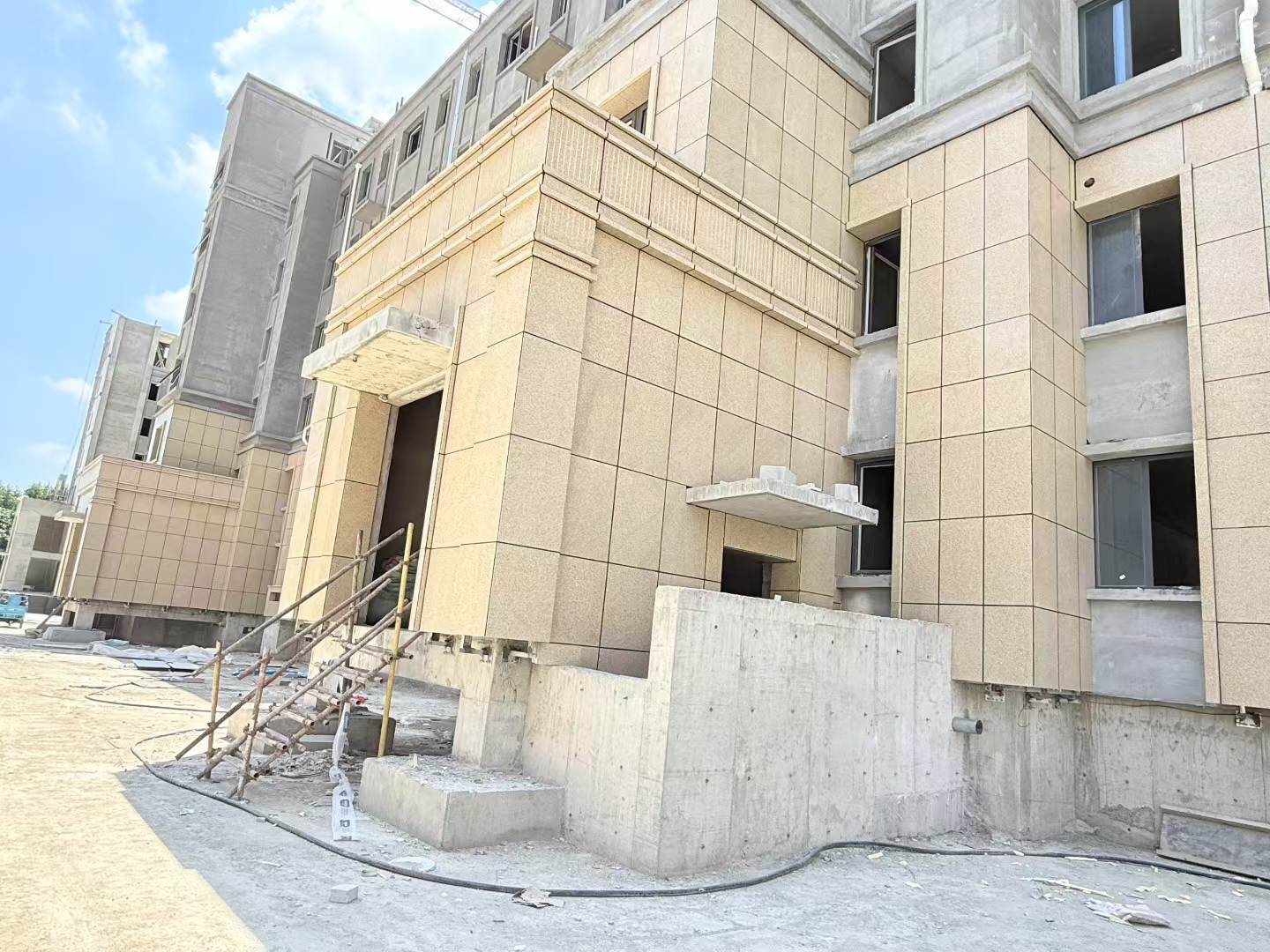 永州 黄金麻干挂，工地实拍