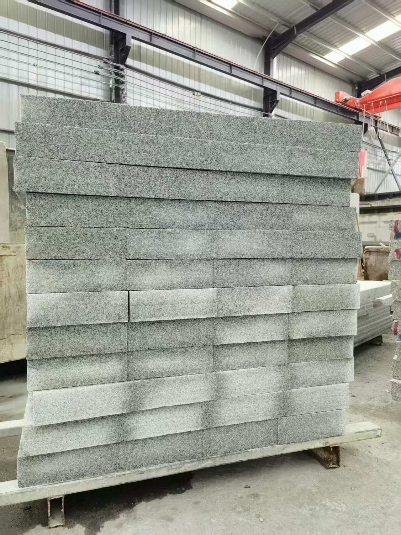 永州 芝麻白10公分300*600广场地铺，A料定制，尺寸标准，厚薄均匀