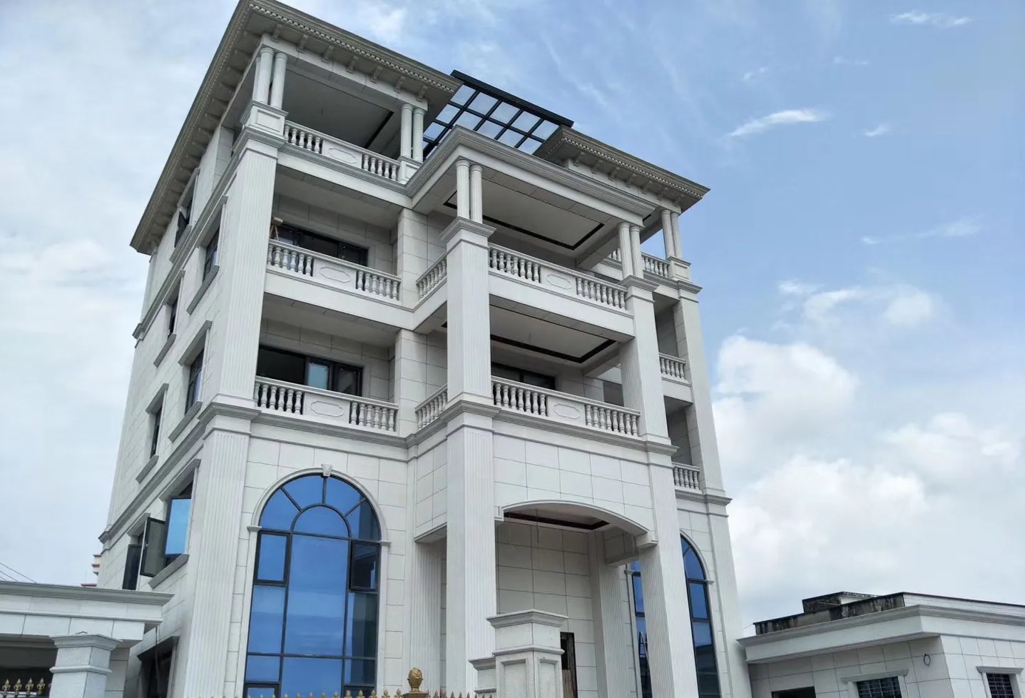 永州芝麻白别墅干挂效果展示